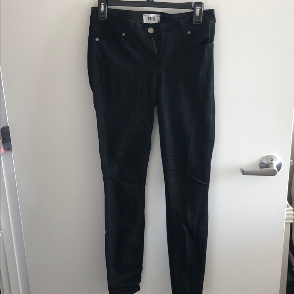 Black Paige Skinny Jeans